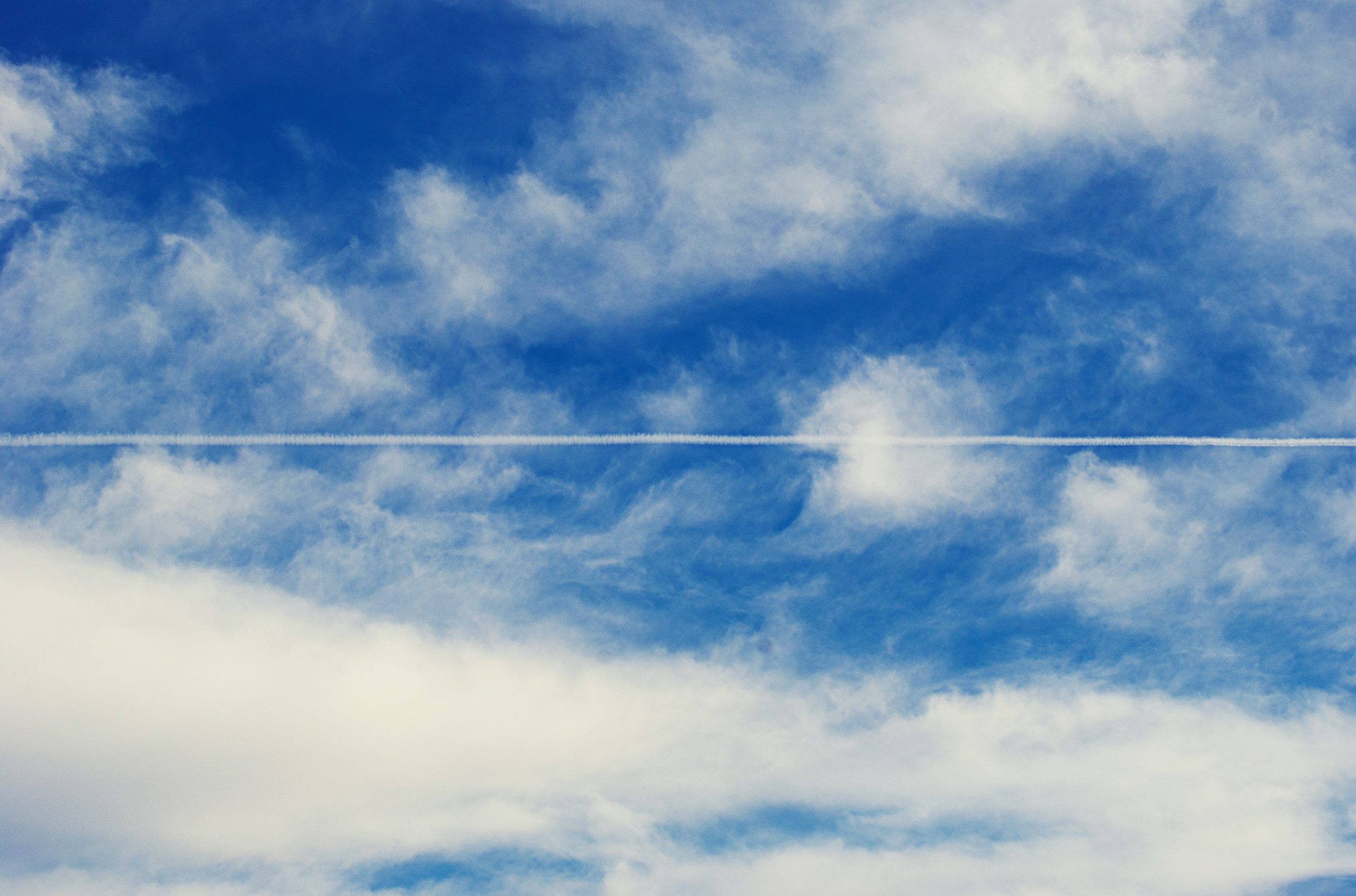 blue sky with clouds